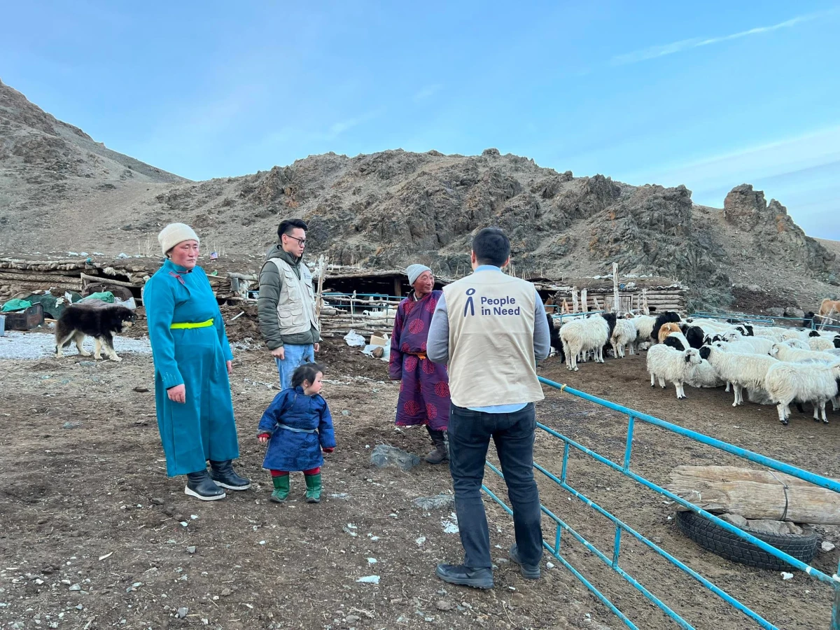 Visiting the herder household in Uvs province.