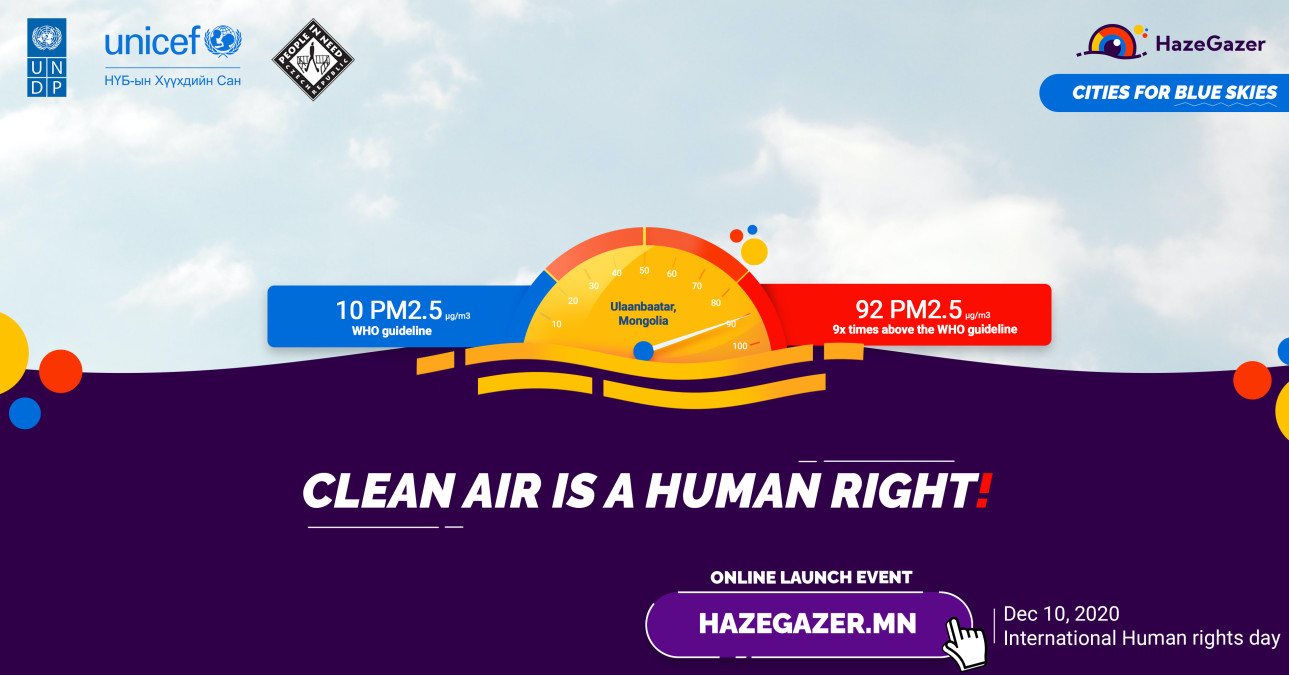 Web-based platform will help Ulaanbaatar residents to understand air pollution impact on health and well-being