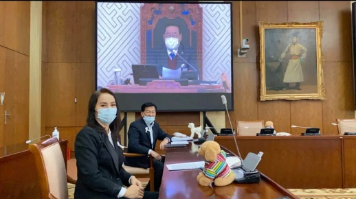 Ц. Мөнхцэцэг, УИХ-ын гишүүн, Хүний эрхийн дэд хорооны гишүүн, “Цагаан тууз” аяныг уриалан дэмжигч (Фото: ПИН)