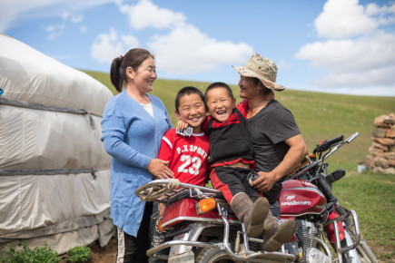A Herder and his family