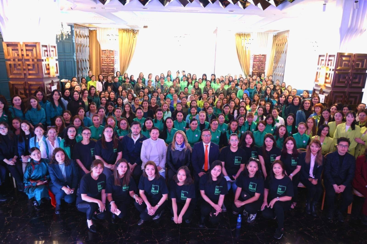 300 women representing SMEs and businesses gather to discuss “Green Labelling and Green Financing” in Mongolia