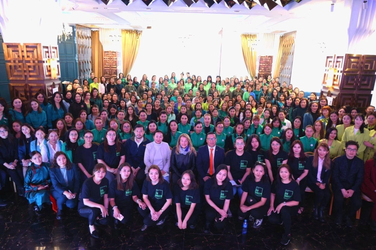 300 women representing SMEs and businesses gather to discuss “Green Labelling and Green Financing” in Mongolia