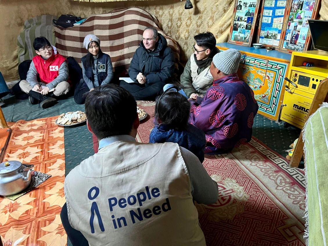 Visiting Otgonsuren's family, a herder in Tarialan soum, Uvs aimag 