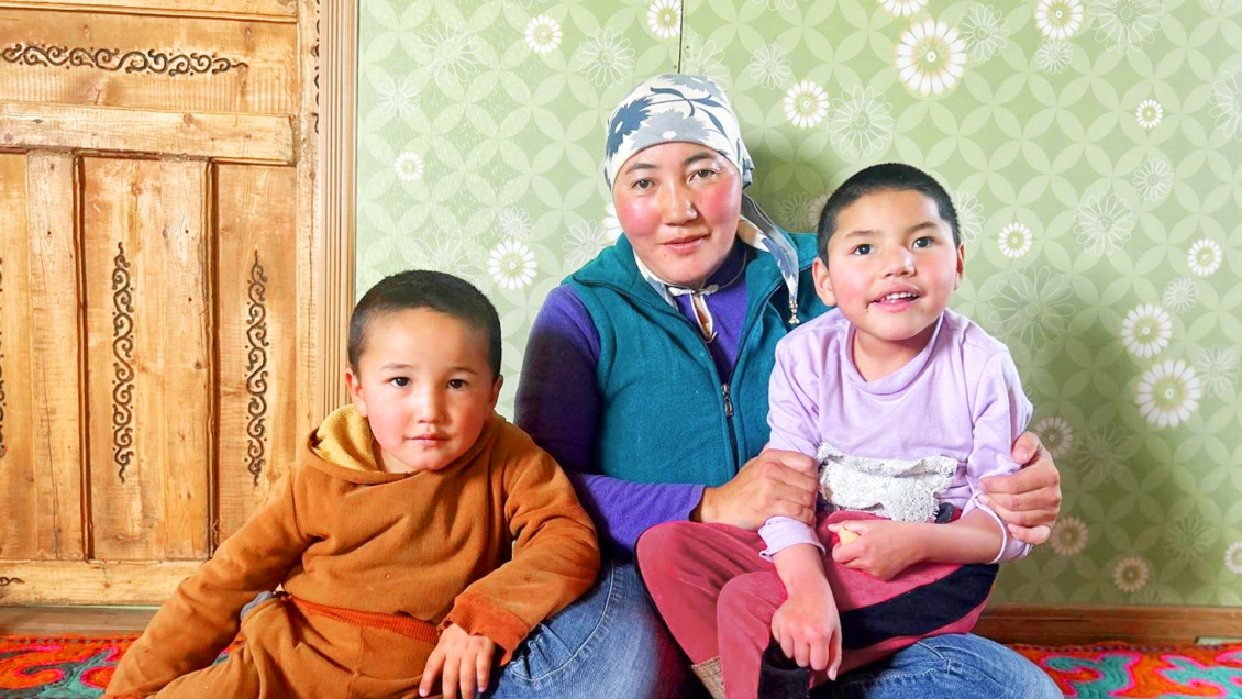 T.Jamiya, a herder from the Bayan-Ulgii Province