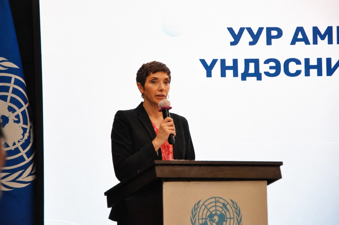 Tricia Turbold, Country Director of People in Need Mongolia 
