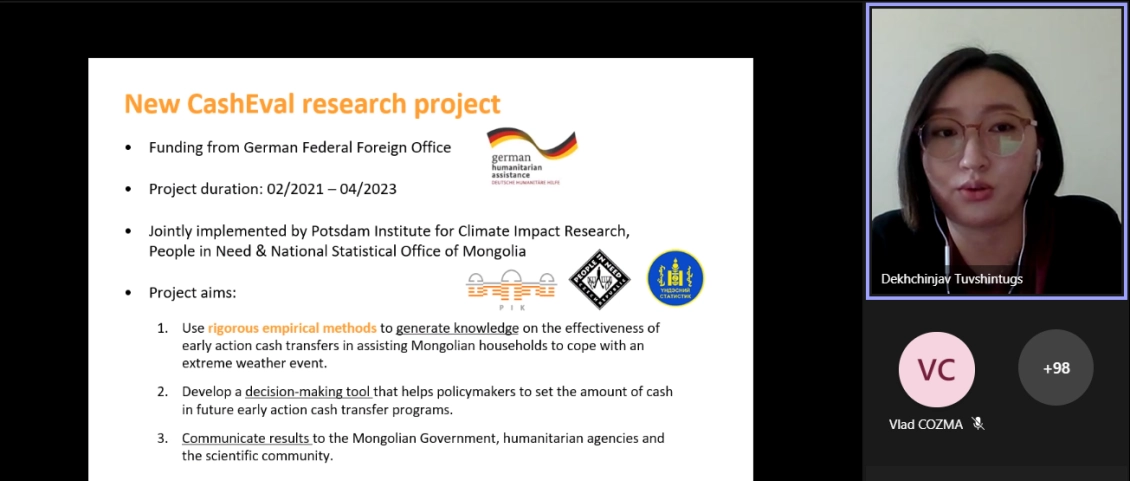 Presenting the CashEval Project to the Asia-Pacific Regional Cash Working Group (RCWG). 